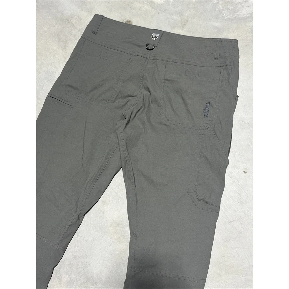 Kuhl Pants Men's SZ 34x34 Grey Stretch Hiking Outdoor Travel Performance Light